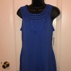 Simply styled macrame tank